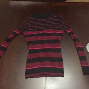 Striped long sleeved shirt